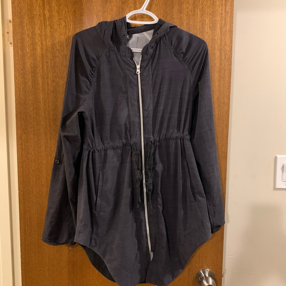 Lululemon Charcoal Utility Jacket with Hood
